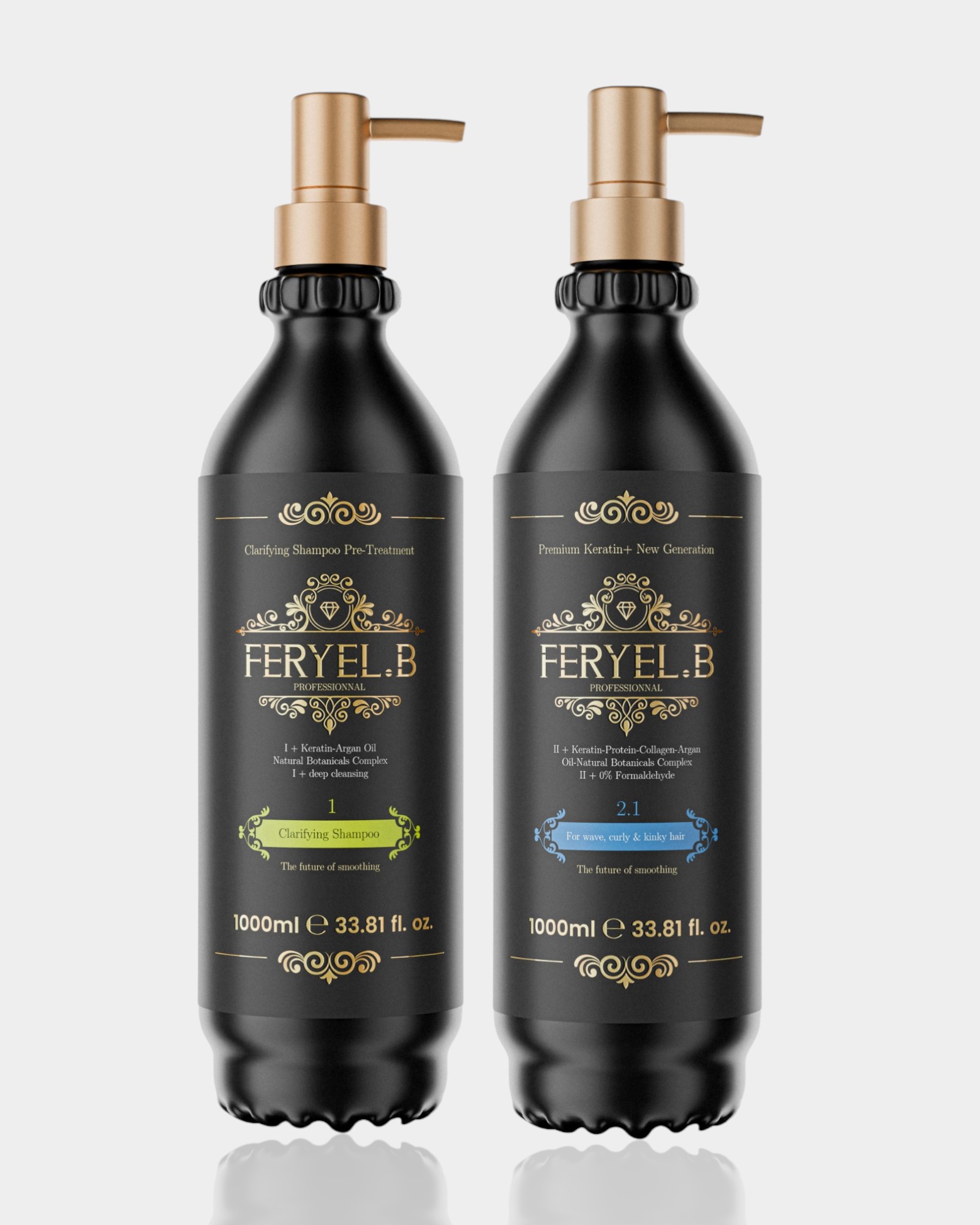 Kit Lissage Pro Tous types de cheveux 2.1 (1000ml)