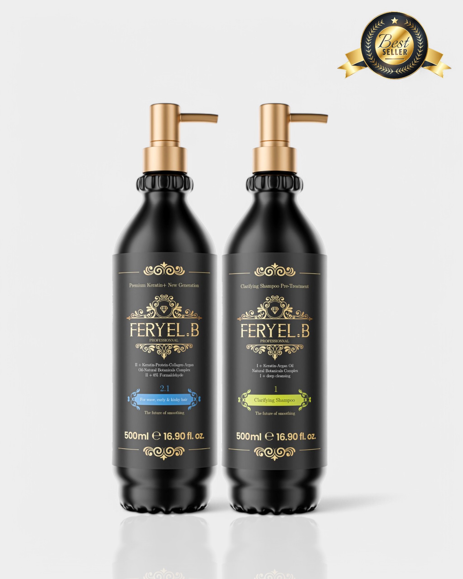 Kit Lissage  Tous types de cheveux 2.1  (500ml)